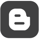 blogger, blogs, web svg vector icon