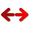 rightleft,red,arrow,two way icon