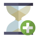 hourglass,add icon
