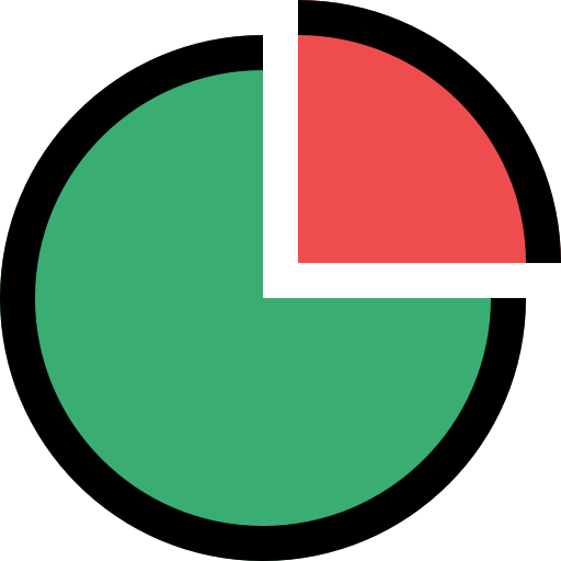 Pie Chart svg vector icon