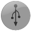 emblem, to, usb icon