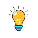 bulb, idea, idea bulb, light bulb svg vector icon