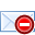 delete, message icon