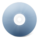 avant, bleu, cd icon