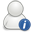 info, user icon