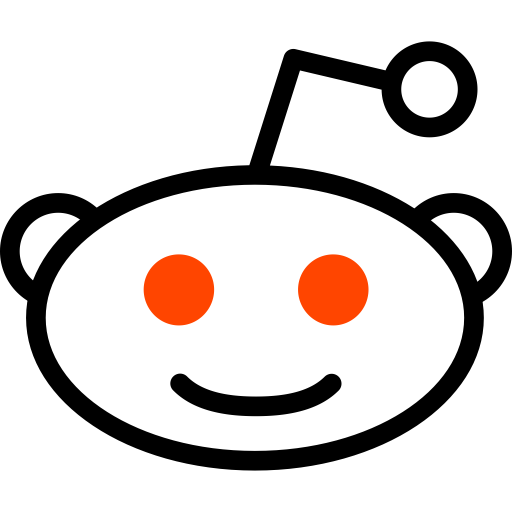 Reddit Social svg vector icon