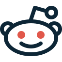logo, reddit, social, social media svg vector icon