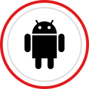 android, brand, logo, media, social svg vector icon
