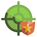 aim,shield icon