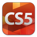 adobe, cs5, design, standard icon