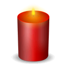 candle, christmas icon