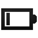 battery, empty icon