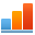 chart, graph, pie icon