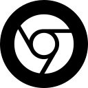 chrome svg vector icon