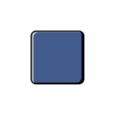 blue, music, pause, play, square, stop svg vector icon