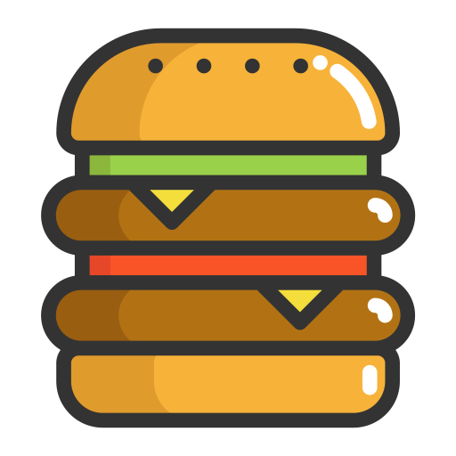 Hamburger Burger svg vector icon