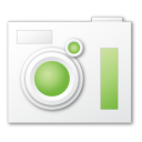 camera, green icon