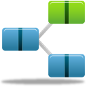 diagram, tree structure icon