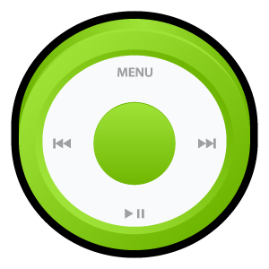 ipod,green,badge icon