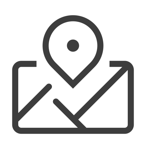 Map svg vector icon