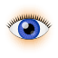 eye, look, retina, see, view, visible, watch, zoom icon