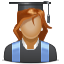 girl, lady, pupil, student, user, woman icon