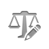 balance,pencil icon