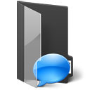 folder,chatlogs icon