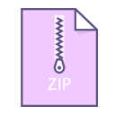 doc, file, format, zip svg vector icon