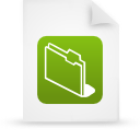 document, file, green, paper icon