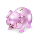accounting, money, piggy bank icon