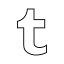 brand, communication, internet, media, network, social, tumblr svg vector icon