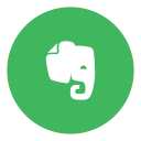 evernote, social svg vector icon