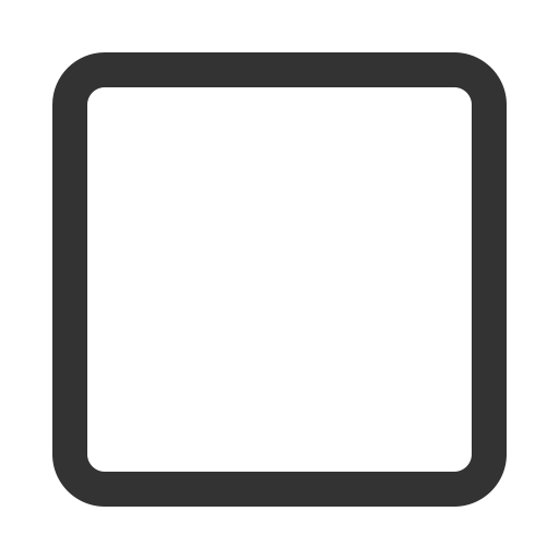 Square svg vector icon
