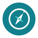 citycons, compass, way svg vector icon