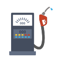 gas, oil, petrol, station svg vector icon