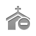 church,delete icon