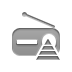 radio,pyramid icon