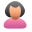 user, woman icon
