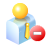 user,remove,delete,del,account,profile,people,human icon