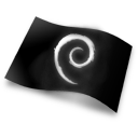 debian, flag icon