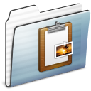clipboard,folder,graphite,stripe icon