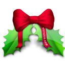 christmas,leaf icon