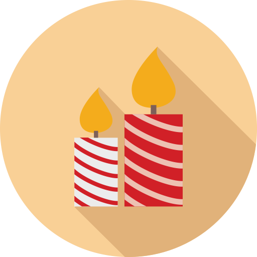 Candle svg vector icon