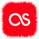 lastfm, media, social svg vector icon