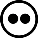 circle, flickr, social icon