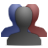user,group,colored,account,profile,people,human icon