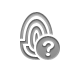 fingerprint,help icon