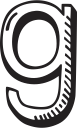 doodle, g, good reads, hand drawn, handcrafter, social svg vector icon