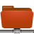 folder,remote,red icon